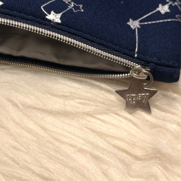 Ipsy constellation design Blue and Silver Glam Bag - Picture 3 of 8